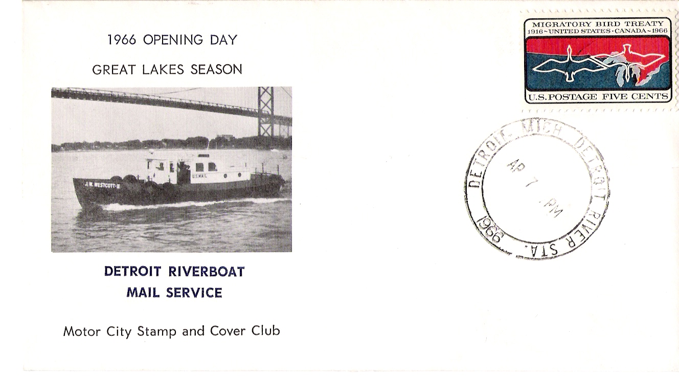 image of mail boat opening day